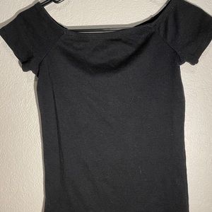 Rue21 Off The Shoulder Black Top